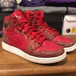 Jordan 1 Red Elephant